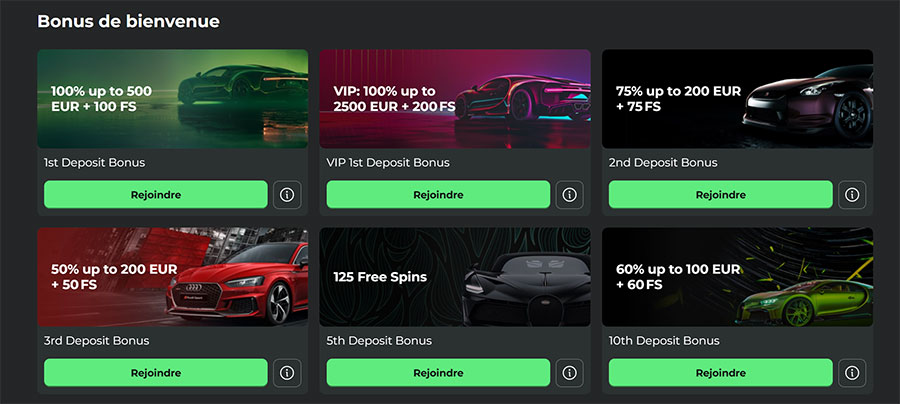 super spin casino bonus bienvenue